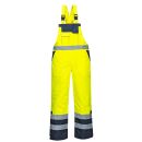 S489 - Portwest jól láthatósági bélelt mellesnadrág Kép 1.