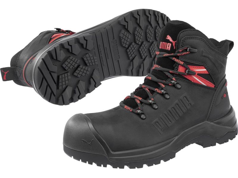 PUM-632740-42 S7S - Puma munkavédelmi bakancs IRON HD BLK MID S3S FO LG SR - Puma