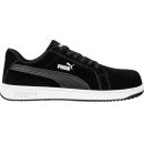 PUM-640010-43 - Puma Iconic Suede Black Low S1PL ESD FO HRO SR munkavédelmi cipő - Puma